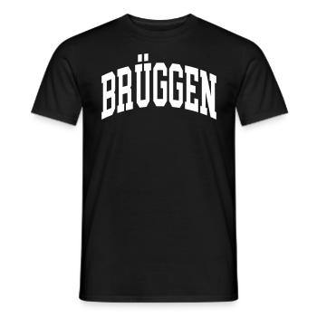 Brüggen - T-shirt homme - noir - Devant - AI Model Male 178 light (178cm)