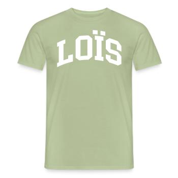 Loïs - T-shirt homme - vert sauge - Devant - AI Model Male 178 light (178cm)