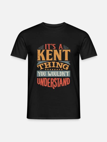 Es una cosa de Kent que no entenderías - Kent - Mænd T-shirt - sort