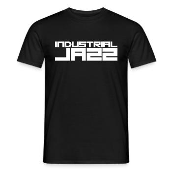 Logo der Industrial-Jazz-Musik - Männer T-Shirt - Schwarz - Vorne - AI Model Male 178 light (178cm)