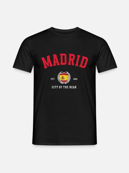 Madrid Heritage – Spain Coat of Arms - Men's T-Shirt - black