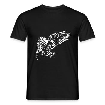 Adler - Männer T-Shirt - Schwarz - Vorne - AI Model Male 178 light (178cm)