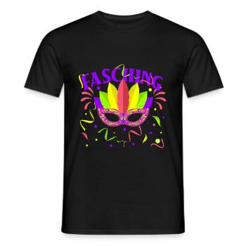 Fasching, Party - Männer T-Shirt - Schwarz - Vorne - AI Model Male 178 light (178cm)