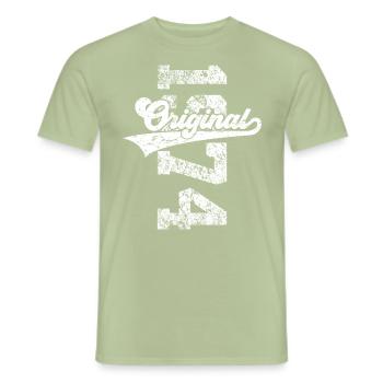 52. GEBURTSTAG ORIGINAL 1974 - Männer T-Shirt - Sage - Vorne - AI Model Male 178 light (178cm)