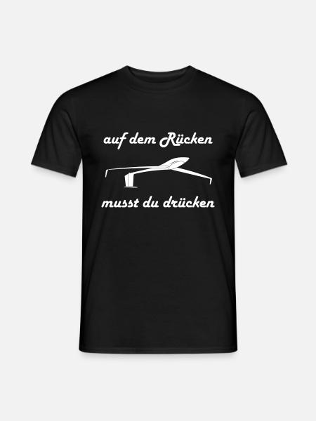 Segelflieger Modellflieger Kunstflug Geschenk - Männer T-Shirt - Schwarz