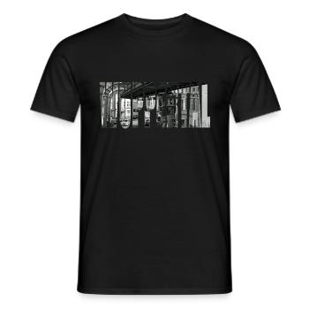 wuppertal - T-shirt homme - noir - Devant - AI Model Male 178 light (178cm)