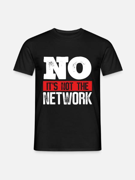 Network Engineer Its not the Computer Server - Männer T-Shirt - Schwarz