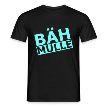 Bähmulle Bähmull Weeping whine crying - Men's T-Shirt - black - Front - AI Model Male 178 light (178cm)