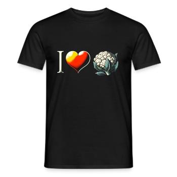 Chou-fleur - T-shirt homme - noir - Devant - AI Model Male 178 light (178cm)