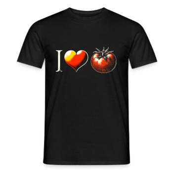 Tomate - T-shirt homme - noir - Devant - AI Model Male 178 light (178cm)