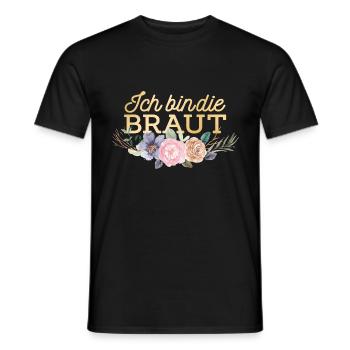 Ich bin die Braut Geschenk - Männer T-Shirt - Schwarz - Vorne - AI Model Male 178 light (178cm)