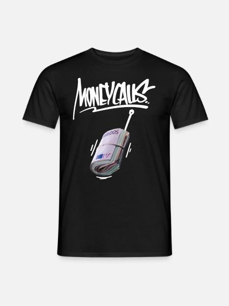 Money Calls - Männer T-Shirt - Schwarz