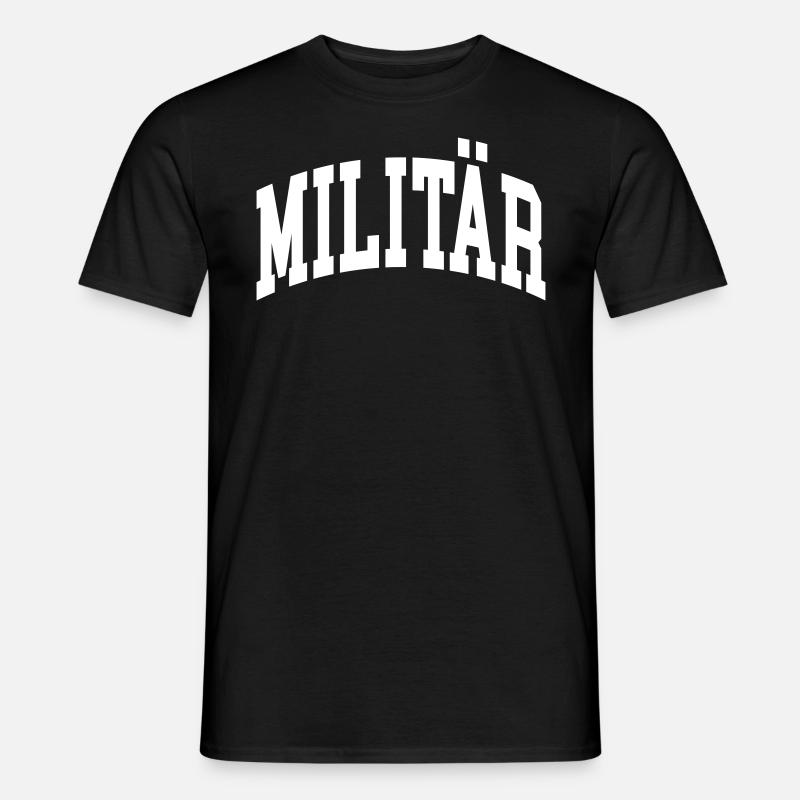 Militär - Männer T-Shirt - Schwarz