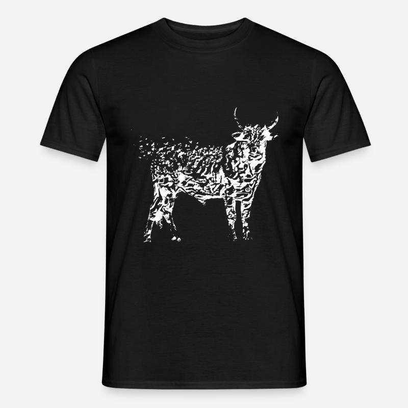 Stier - Männer T-Shirt - Schwarz