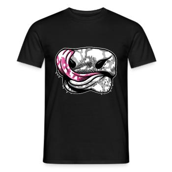 Kuh Muster Bauernhof Tier Geschenk Lustiges Kuh - Männer T-Shirt - Schwarz - Vorne - AI Model Male 178 light (178cm)