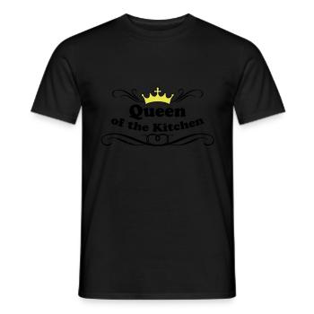 Queen of the Kitchen - Männer T-Shirt - Schwarz - Vorne - AI Model Male 178 light (178cm)