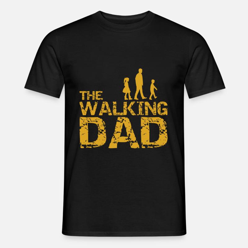 The Walking Dad - T-shirt herr - svart