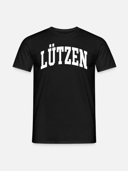 Lützen - Männer T-Shirt - Schwarz