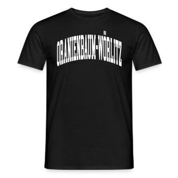 Oranienbaum-Wörlitz - Men's T-Shirt - black - Front - AI Model Male 178 light (178cm)