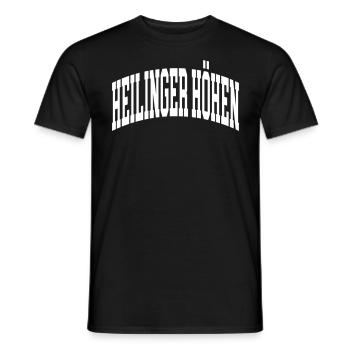 Heilinger Heights - Men's T-Shirt - black - Front - AI Model Male 178 light (178cm)