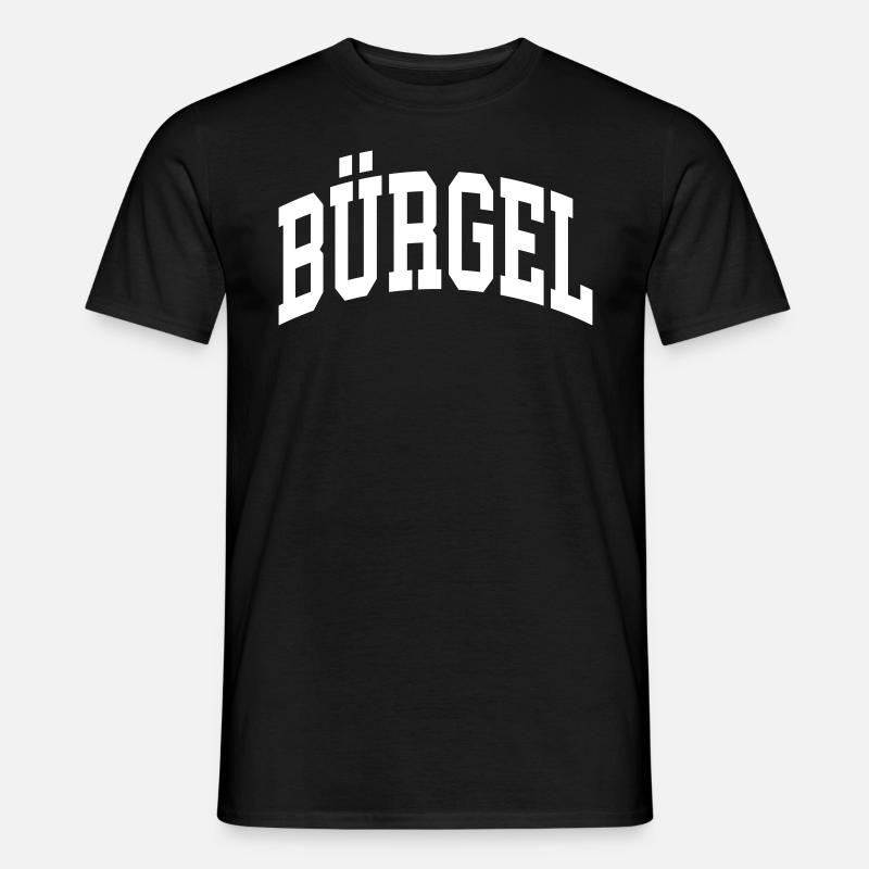 Bürgel - T-shirt homme - noir