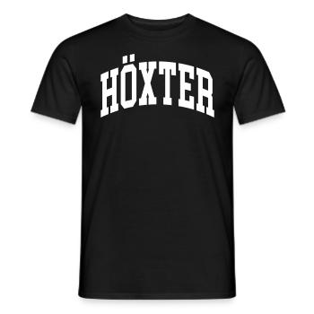 Höxter - T-shirt homme - noir - Devant - AI Model Male 178 light (178cm)