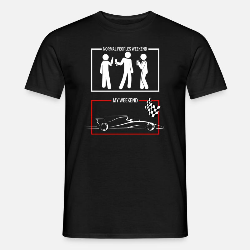 Week-end de course - T-shirt homme - noir