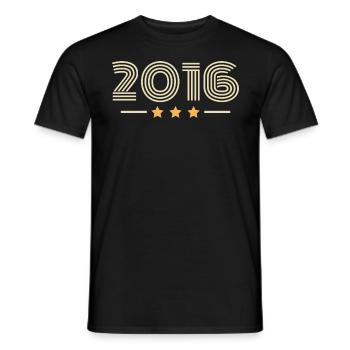 Légendaire Depuis 2016 Cadeau D anniversaire 2016 - T-shirt homme - noir - Devant - AI Model Male 178 light (178cm)