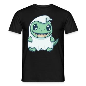 Pferd Halloween Lustig Geist - Männer T-Shirt - Schwarz - Vorne - AI Model Male 178 light (178cm)