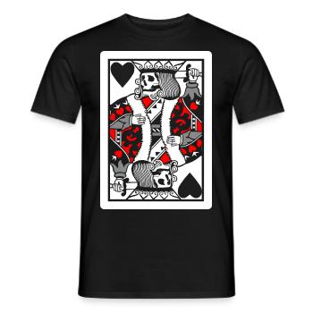 Dead King - Men's T-Shirt - black - Front - AI Model Male 178 light (178cm)