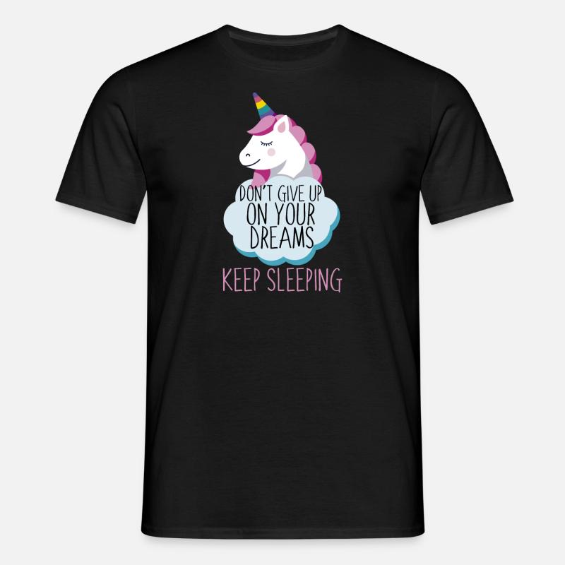 Keep Sleeping - Männer T-Shirt - Schwarz