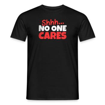 Synthetisches Shh Inge interessiert Geschenk - Männer T-Shirt - Schwarz - Vorne - AI Model Male 178 light (178cm)