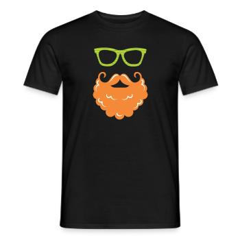 St Patricks Day Beard - Männer T-Shirt - Schwarz - Vorne - AI Model Male 178 light (178cm)