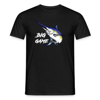 Big Game Fishing - Männer T-Shirt - Schwarz - Vorne - AI Model Male 178 light (178cm)