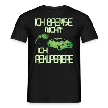 Rekuperation - Männer T-Shirt - Schwarz - Vorne - AI Model Male 178 light (178cm)
