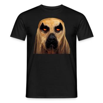 Halloween Black Mouth Cur - Men's T-Shirt - black - Front - AI Model Male 178 light (178cm)