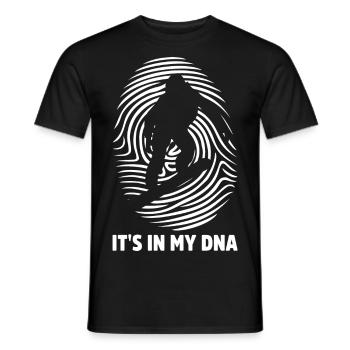 Snowboarding gift idea for snowboarders Snowboar - Men's T-Shirt - black - Front - AI Model Male 178 light (178cm)