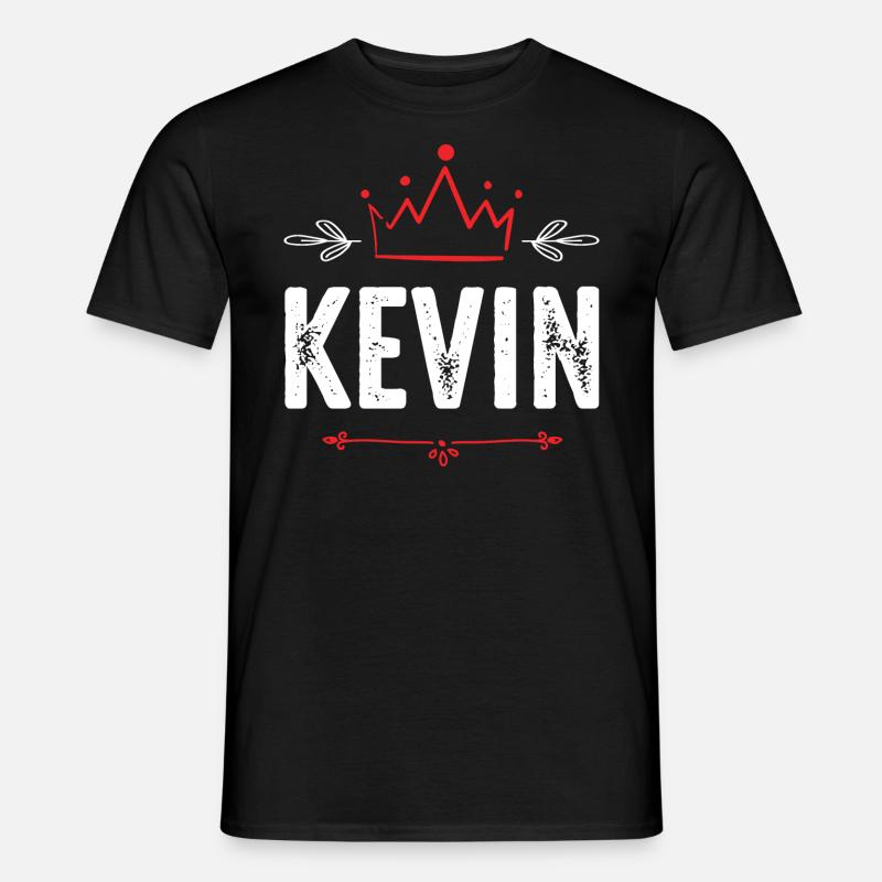 Kevin - Männer T-Shirt - Schwarz
