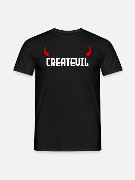 Createvil - T-shirt homme - noir