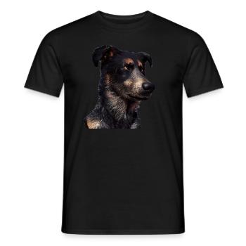 Beauceron Hund - Beauceron - Männer T-Shirt - Schwarz - Vorne - AI Model Male 178 light (178cm)