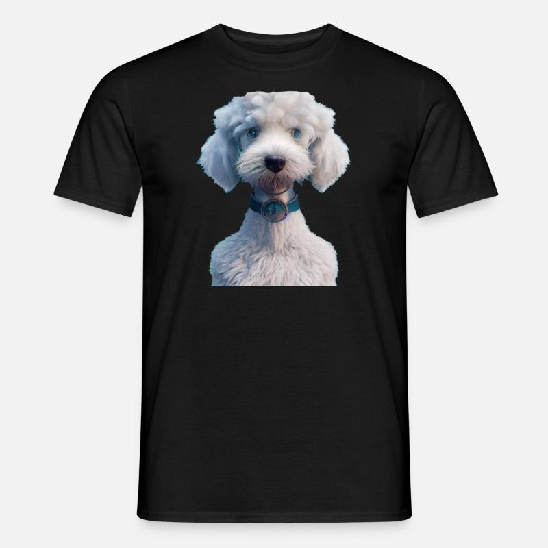 Bedlington Terrier Hund - Bedlington Terrier - Männer T-Shirt - Schwarz