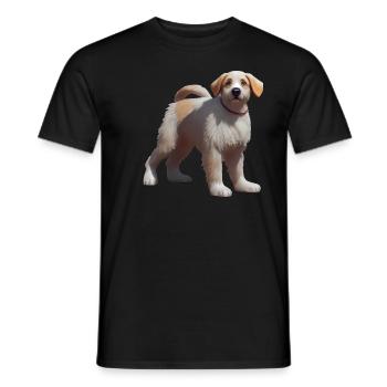 Kangal Hund - Kangal - Männer T-Shirt - Schwarz - Vorne - AI Model Male 178 light (178cm)