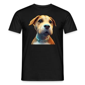 Carolina Dog - Männer T-Shirt - Schwarz - Vorne - AI Model Male 178 light (178cm)