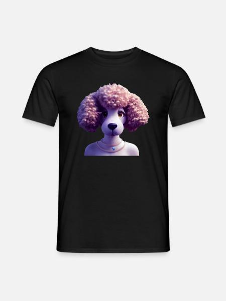 Poodle Dog - Poodle - Men's T-Shirt - black