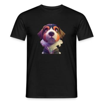 Entlebucher Bouvier - T-shirt homme - noir - Devant - AI Model Male 178 light (178cm)