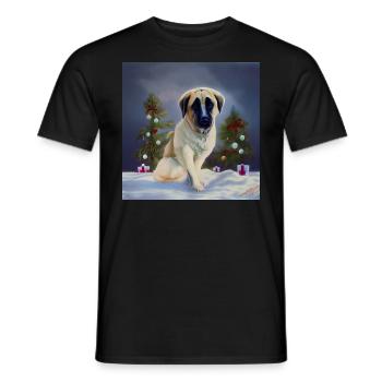 Kangal Weihnachten - Weihnachten Kangal - Männer T-Shirt - Schwarz - Vorne - AI Model Male 178 light (178cm)