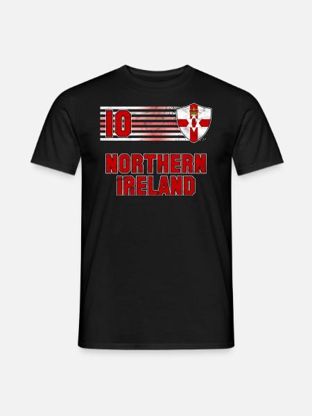 Northern Ireland Football Team - Men's T-Shirt - black