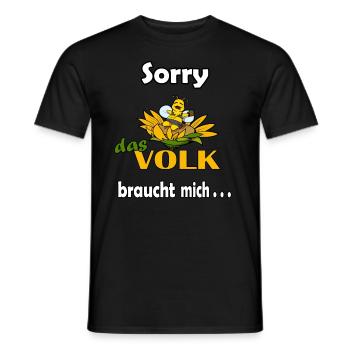 Imker, Bienenzüchter, Honigbienen, Biene, Geschenk - Männer T-Shirt - Schwarz - Vorne - AI Model Male 178 light (178cm)