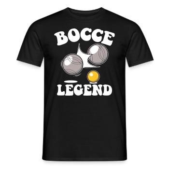 Bocce Legend Citation Bocce Ball avec Jack Bocci - T-shirt homme - noir - Devant - AI Model Male 178 light (178cm)
