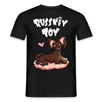 Russkiy Toy - Männer T-Shirt - Schwarz - Vorne - AI Model Male 178 light (178cm)